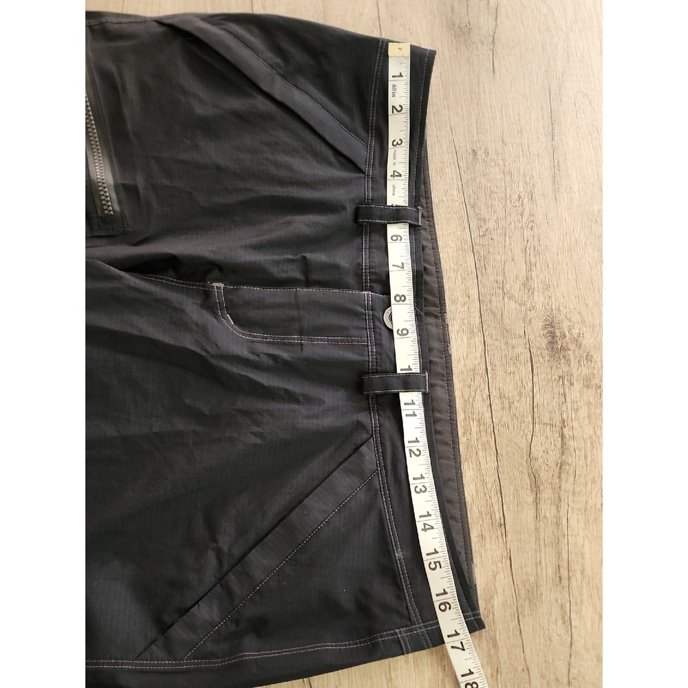 KÜHL Jetstream Women's Size 10 Outdoor Hiking Trail Zip Cargo Pants Black Nylon - Picture 7 of 8